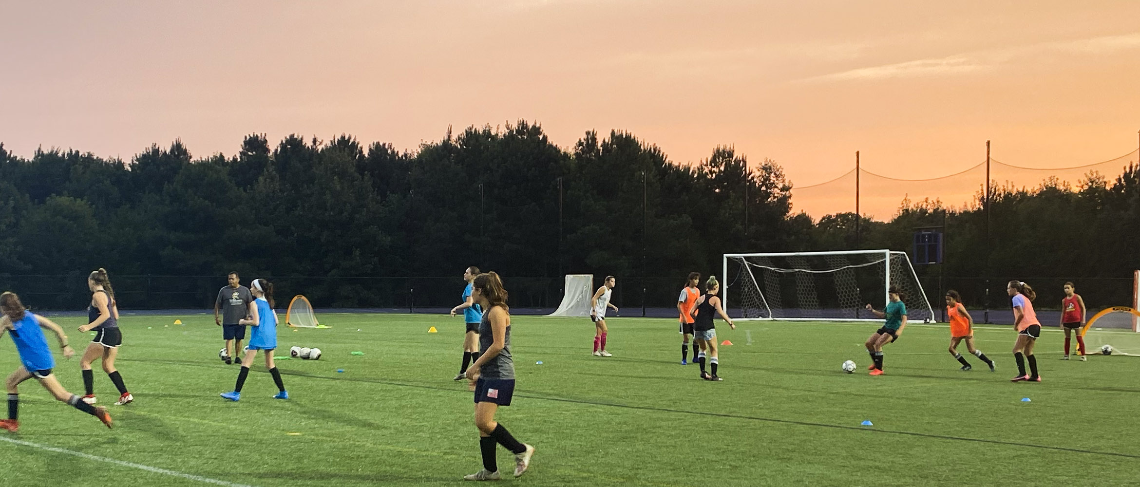 Soccer with Sunset